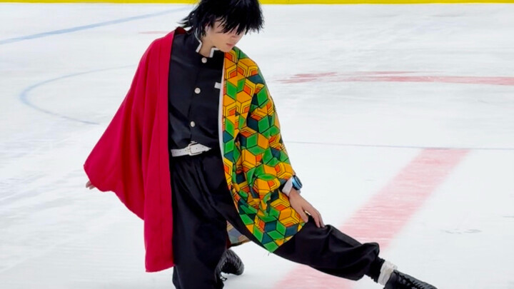 โทมิโอกะ กิยูเล่นสเก็ตน้ำแข็งในเมืองอนันต์! ลมหายใจแห่งน้ำแข็งหรือ?