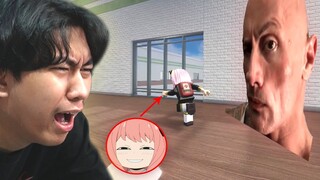 Aku dan Anya Forger dikejar PNG Seram!! - Roblox Evade