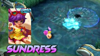 NANA SUNDRESS SKIN GAMEPLAY | NANA NEW SPECIAL SKIN GAMEPLAY | MOBILE LEGENDS BANG BANG