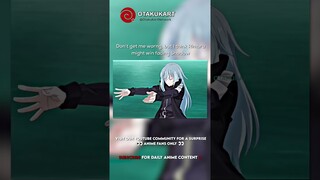 Don’t get me wrong, but I think Rimuru might win facing Shadow #anime #shorts #animeedits