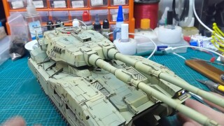 Bandai 1/35 Trái Đất Liên Đoàn Quân M61 sửa đổi tĩnh xe tăng