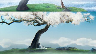 【东方青苍】他坐在满树繁花的七情树下，坦然的接受自己的爱意肆意疯长|苍兰诀