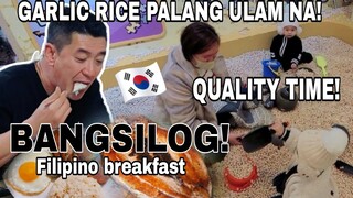 KOREAN HUSBAND TRIED BANGSILOG FOR BREAKFAST | FILIPINO BREAKFAST | FILIPINO FOOD MUKBANG | FAMILY