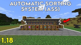 Minecraft 1.19 Automatic Sorting System