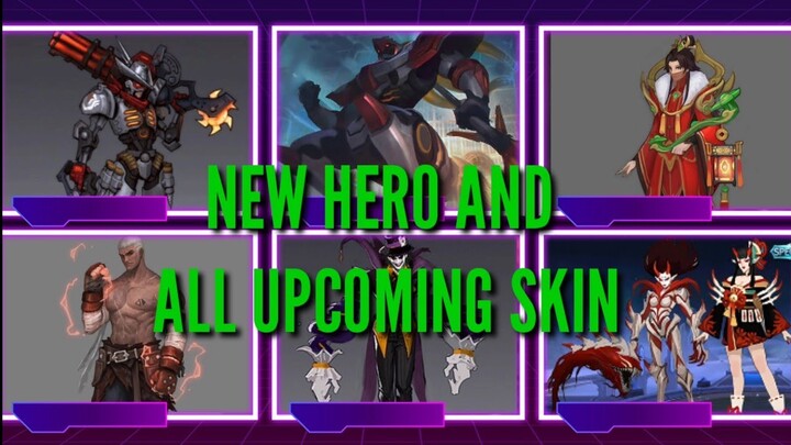 NEW HERO AND NEW SKIN IN MOBILE LEGENDS