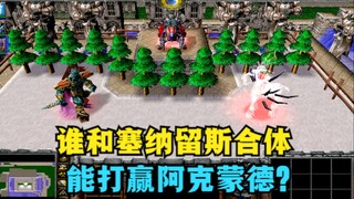 《魔兽争霸3》，哪位英雄和赛纳留斯合体，能打赢阿克蒙德？