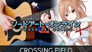 【Sword Art Online OP 1】 "Crossing Field" โดย LiSA - Fingerstyle Guitar Cover