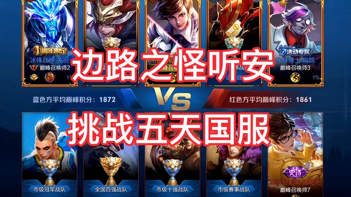 Honor of Kings: The “Monster” of the Side Lane, Ting’an, Challenges to Reach National Server Top 1 i
