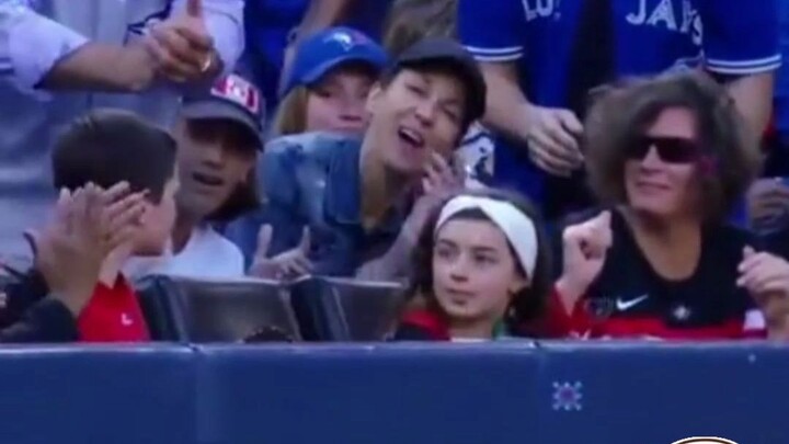 Nice one, buddy—those girls over there are giving you admiring looks.