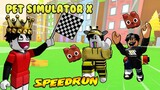 Pet Simulator X - SpeedRun Challenge ft. LazySly, Beebuyog, Habitat PH, MChero | Roblox Tagalog