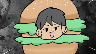 Senior student's home observation diary! Fragrant egg burger hell｜Aju small theater