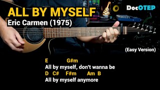 All By Myself - Eric Carmen (Easy Guitar Chords Tutorial with Lyrics)