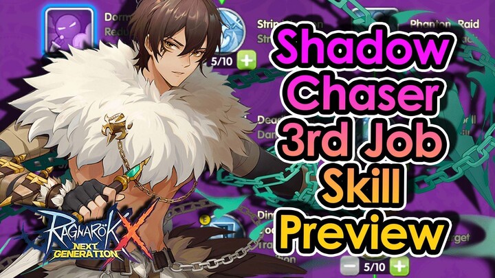 [ROX Global] Shadow Chaser 3rd Job Is a PVP Nightmare. Full Skill Breakdown | King Spade
