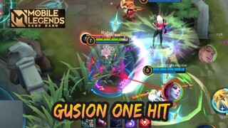 GUSION VS LANCELOT, ONE COMBO = DIE | GUSION GAMEPLAY #96 | MOBILE LEGENDS BANG BANG