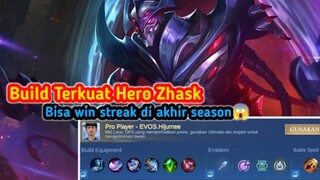 Build hero zhask terkuat diakhir season🥳😱