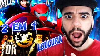 REACT - 2 EM 1 - Rap do Baymax e Hiro (Big Hero 6) IRON MASTER - Sammy Lawrence (Bendy) PAPYRUS