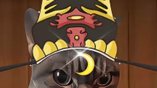 عندما لعبت دور باو قونغ، رسمت الهلال بشكل مستقيم.