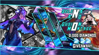 SELENA AND GUSION MONTAGE | SPECIAL ANNOUNCEMENT | 8,000 DIAMONDS GIVEAWAY | MOBILE LEGENDS