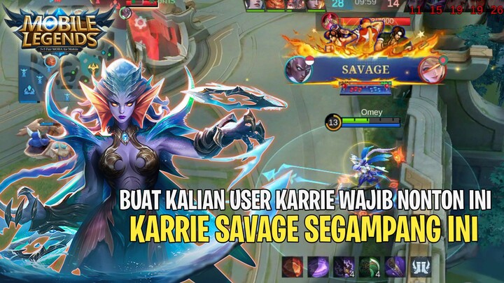 KARRIE SAVAGE SEGAMPANG INI