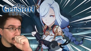 SHENHE IS A BEAST! | BEISHT BOSS FIGHT! (FULL FIGHT & END CUTSCENE) REACTION | Genshin Impact 2.4