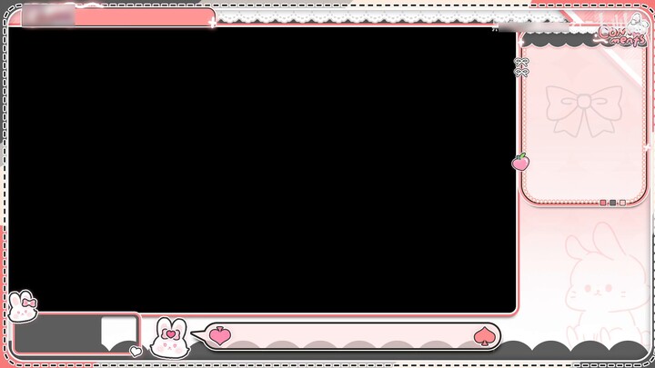 It is the main body of the rabbit vup live room free ui