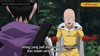 Saitama melawan Super Sonic Part.1 [One Punch Man]