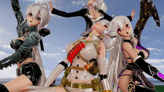 Ray-MMD ฮาคุซังดัดแปลงสไตล์ Tda ต่างๆ KiLLER LADY 2160P60FPS