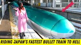 Riding JAPAN'S Fastest BULLET TRAIN to HELL 😱