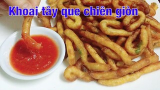 Cách làm khoai tây que chiên giòn kiểu đơn giản mà ngon khó cưỡng! :P