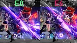 Did you know Acheron has COOLER EFFECTS when she reached E6