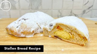 ขนมปังสโตเลน ขนมปังสำหรับ เทศกาลคริสต์มาส Christmas Stollen Bread Recipe | AnnMade