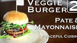 การทำ Veggie Burger 2/3 "Pate & Mayonnaise" ☆ วิธีทำ Veggie Burger 2-Pate และมายองเนส ~