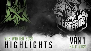 Highlights LX vs CES [Ván 1][VCS Mùa Đông 2021][Tuần 2 - 24.11.2021]