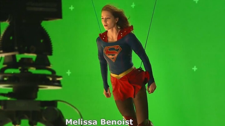 Watching Supergirl HS at the scene almost blinded my eyes