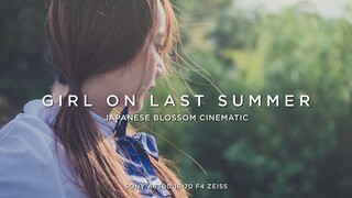 GIRL ON LAST SUMMER | Japanese Blossom shot by SONY A6300 16-70 F4 ZEISS