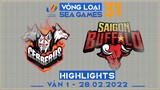 Highlights CES vs SGB [Ván 1][Vòng Loại Seagame31 - Vòng 2][28.02.2022]