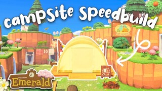 mystical waterfalls campsite! 🌸 (fairycore speedbuild)