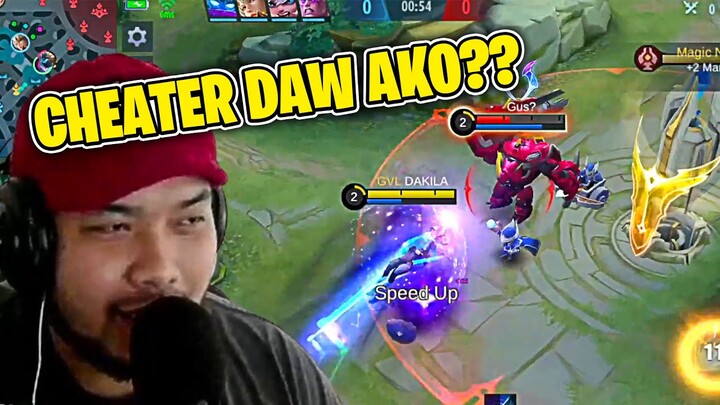 CHEATER DAW AKO SABE NG GROCK | MOBILE LEGENDS