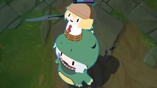 League of Gura & Ame [เอฟเฟกต์เกมสกิน Kled]