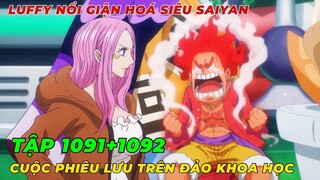 REVIEW ONE PIECE TẬP 1091-1092 l BĂNG MŨ RƠM GẶP MẶT VEGAPUNK I CUỘC PHIÊU LƯU TRÊN HÒN ĐẢO KHOA HỌC