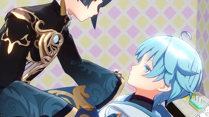 "Xingqiu, sleep with me." "Okay."