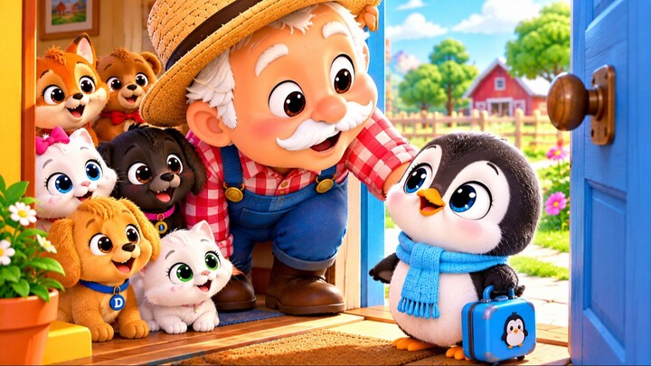 🐧😱 O PINGUIM APARECEU NA PORTA DO VOVÔ! 🏡💙 | MÚSICA INFANTIL | TURMINHA DO BARULHO 🎵
