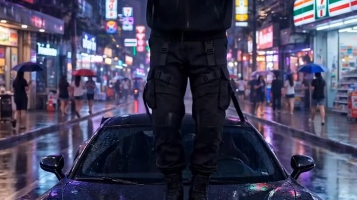 跑车雨夜跳舞 氛围感拉满 BGM shegoesby