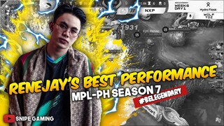 THE BEST PLAYS OF RENEJAY FROM MPL-PH SEASON 7! BEST OFFLANER FOR MPL SEASON 8?