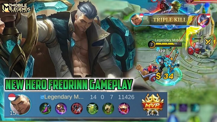 Fredrinn Mobile Legends , Next New Hero Fredrinn Gameplay - Mobile Legends Bang Bang