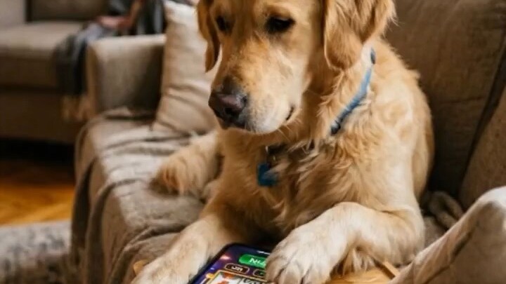 Few dogs play illegal online gamble #FuturePet