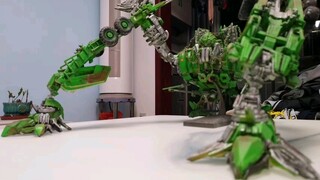 Homemade DIY Transformers 3 background board character enemy