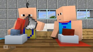 Upin & Ipin - Ais Kepal 5 (Minecraft Animation)