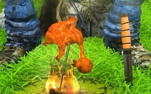 The bird just touched the fireball and was bounced back and lost its life. It was miraculously resur