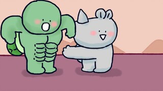 [สวนสัตว์หอกน้อย] แรดตัวน้อยมีพลังมาก